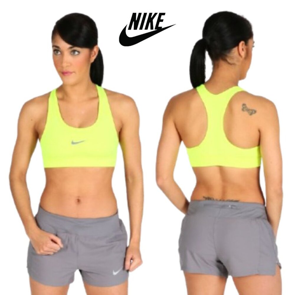 Like New Nike Pro Fit Dry Yellow Sports Bra Size L